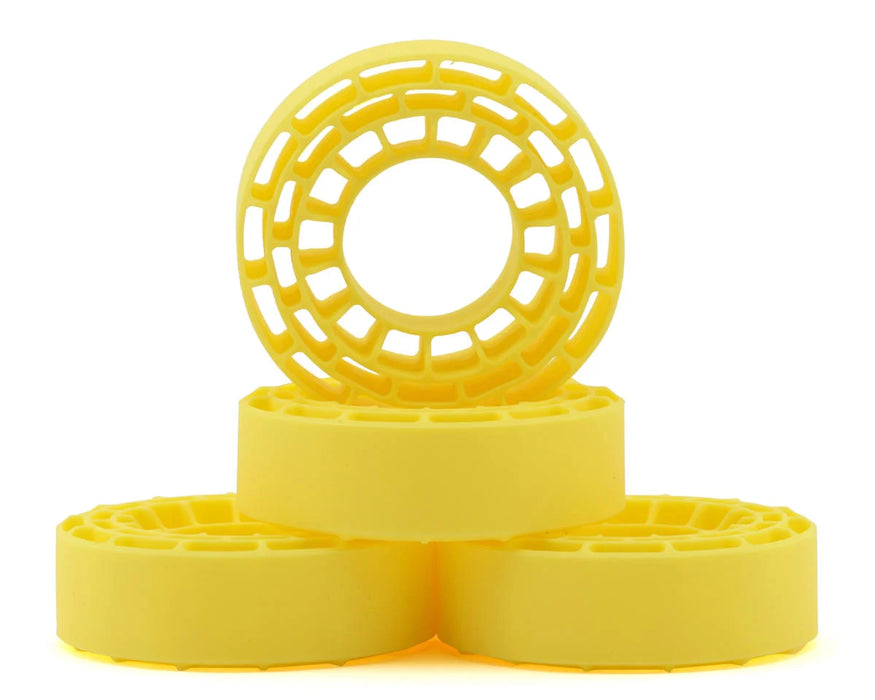 INJORA 1.0" Micro Crawler Silicone Rubber Inserts (62-64mm) (Super Soft) (4) - DGT-1064YE