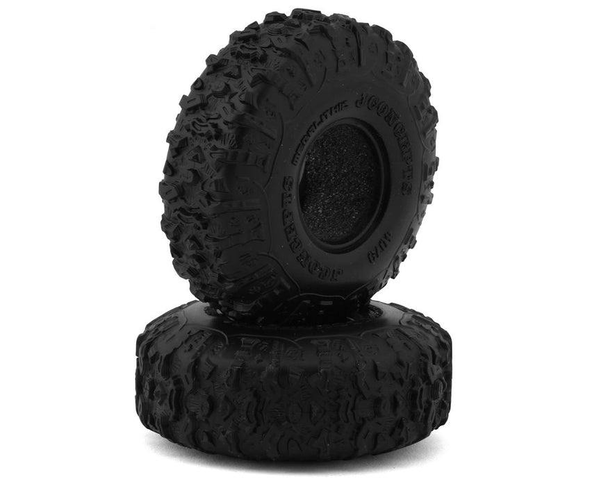 JConcepts Megalithic 1.0" Micro Crawler Tires (63mm OD) (Green) (2pcs) - 4079-02