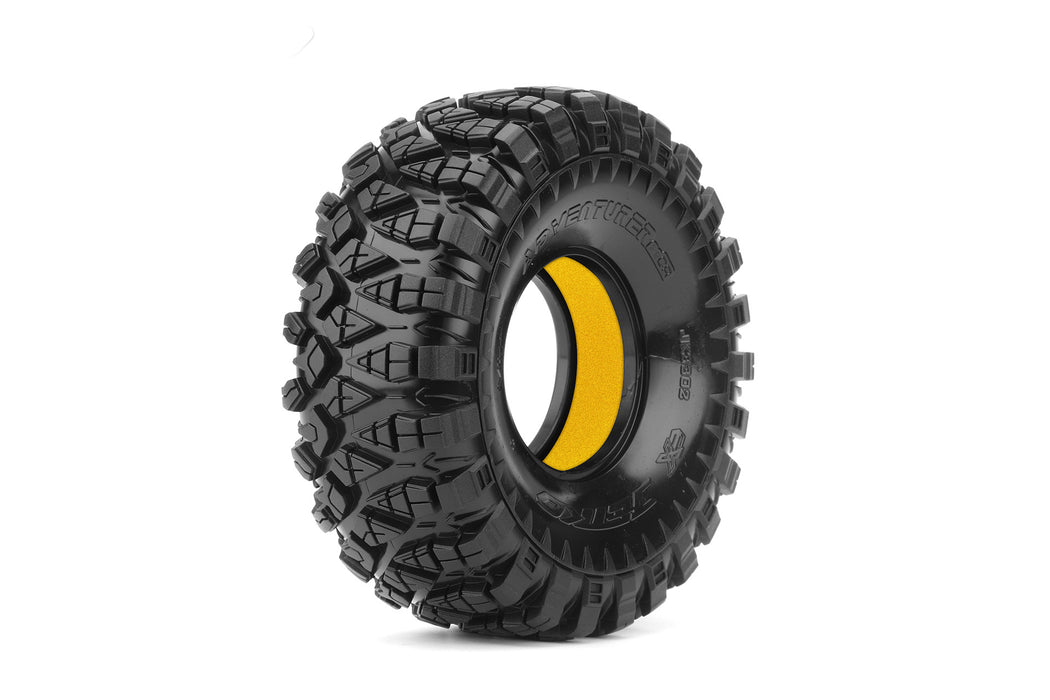 1/10 2.2 Crawler Adventurer Tires, Ultra Soft (Yellow) - JKO3302US6214YL
