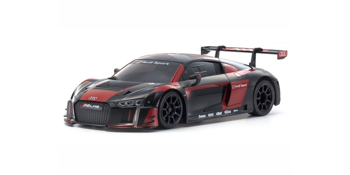 MINI-Z RWD Audi R8 LMS 2016 "Black/Red" Readyset - KYO32344BKR