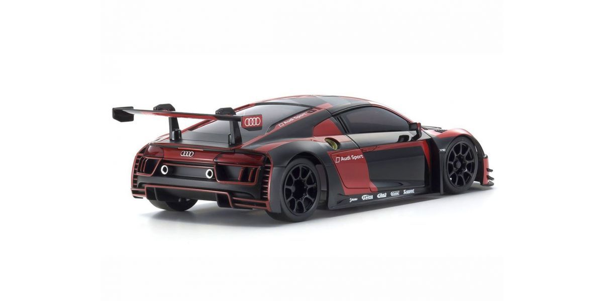 MINI-Z RWD Audi R8 LMS 2016 "Black/Red" Readyset - KYO32344BKR