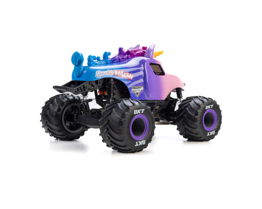 Losi 1/18 Mini LMT 4X4 Brushed Monster Truck RTR, Sparkle Smash - LOS01026T5