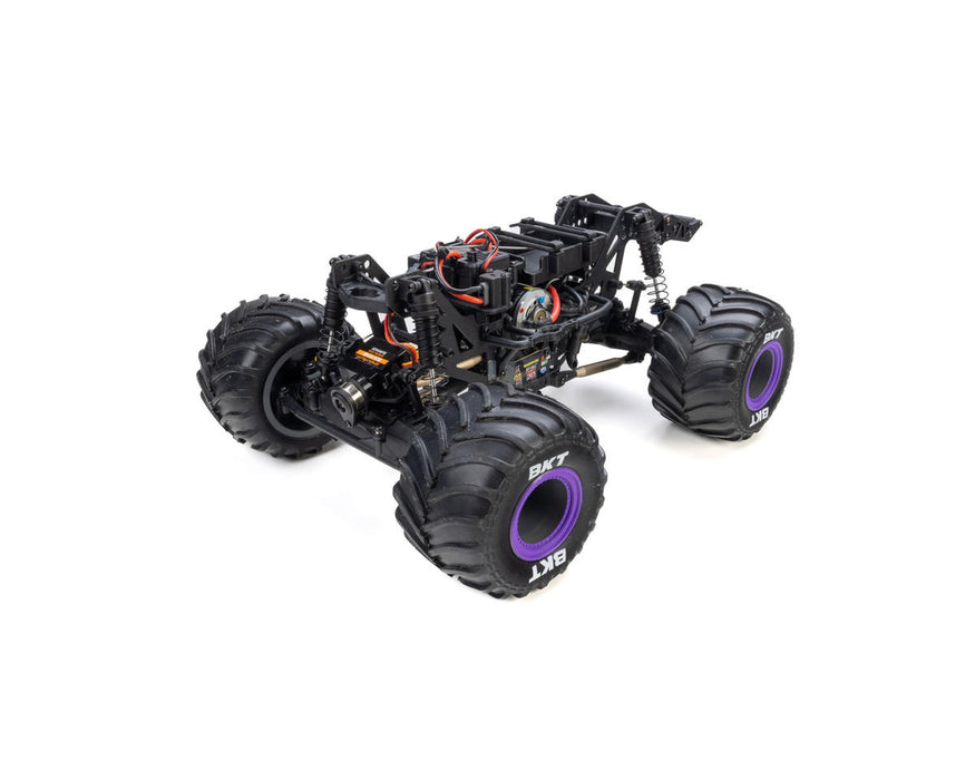 Losi 1/18 Mini LMT 4X4 Brushed Monster Truck RTR, Sparkle Smash - LOS01026T5