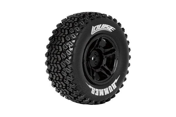 Louise SC-Hummer 1/10 Short Course Tires, Soft, Removable Hex (12mm, 14mm, 17mm) (2) - LOULT3224SB
