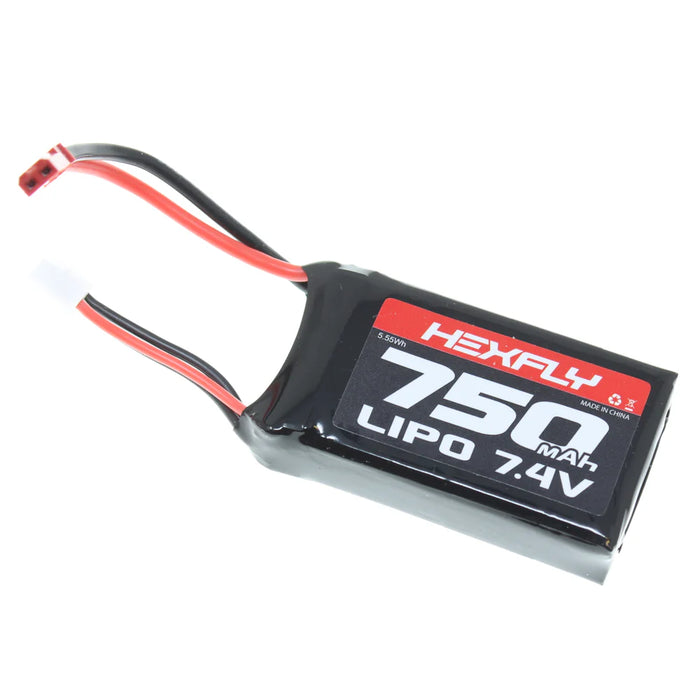 REDCAT ASCENT-18 2 cell 7.4v 750mah Lipo Battery w/ JST connector (1pc) - RER31100