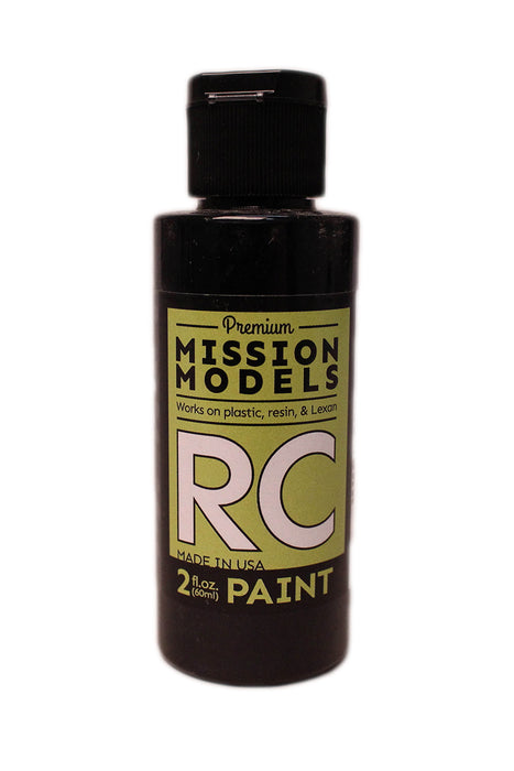 Mission Models Water-based RC Paint, 2 oz Bottle, Black - MIOMMRC-002