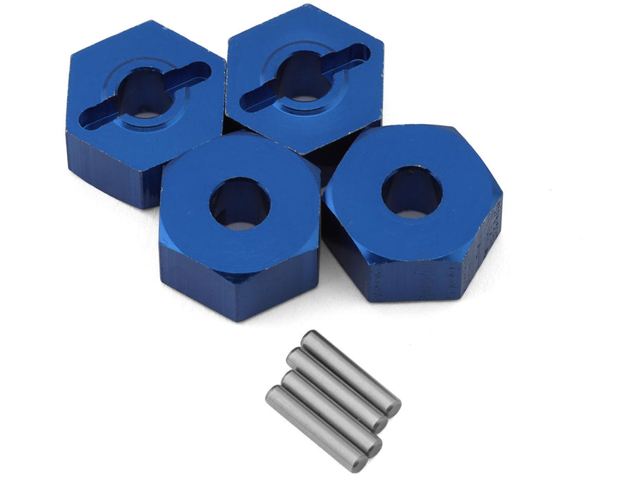 Maverick Aluminum 14mm Hex Hub Set (4pcs) (Blue) - 150473
