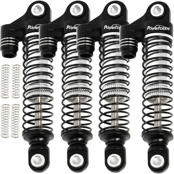 Aluminum 51mm Long Travel Shocks, TRX-4M (Black) - PHBTRX597BLACK