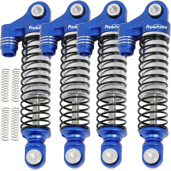 Aluminum 51mm Long Travel Shocks, TRX-4M (Blue) - PHBTRX597BLUE