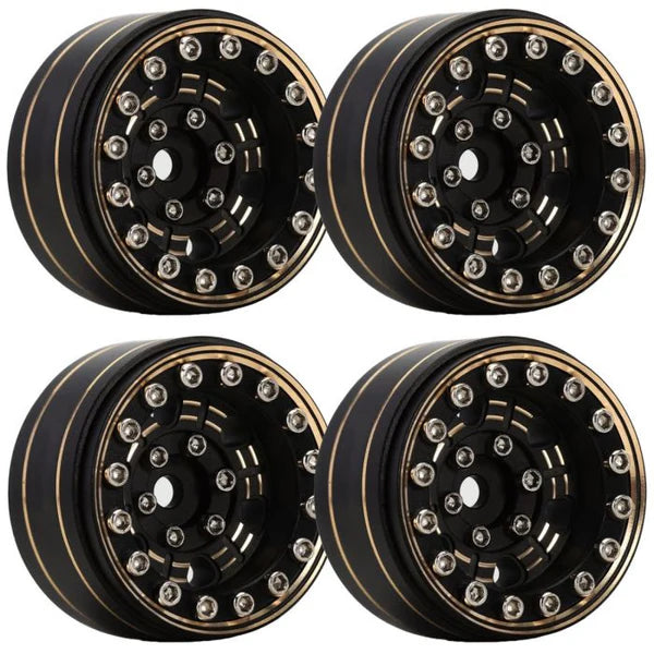 PowerHobby 1.0" Z1 Brass Beadlock Wheels (4) - PHB5324