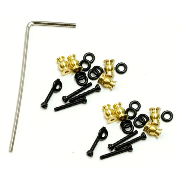 PowerHobby Aluminum High Clearance Links, SCX24 Gladiator - PHBSCX24130BLACK