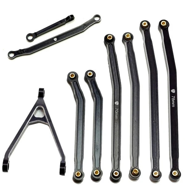 PowerHobby Aluminum High Clearance Links, SCX24 Gladiator - PHBSCX24130BLACK