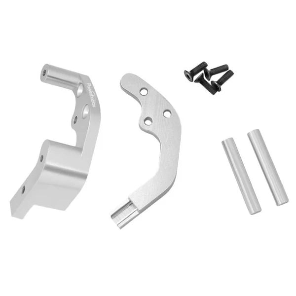 Power Hobby Aluminum Rear Motor Guard for Traxxas 2WD (Silver) - PHBTRX461SILVER