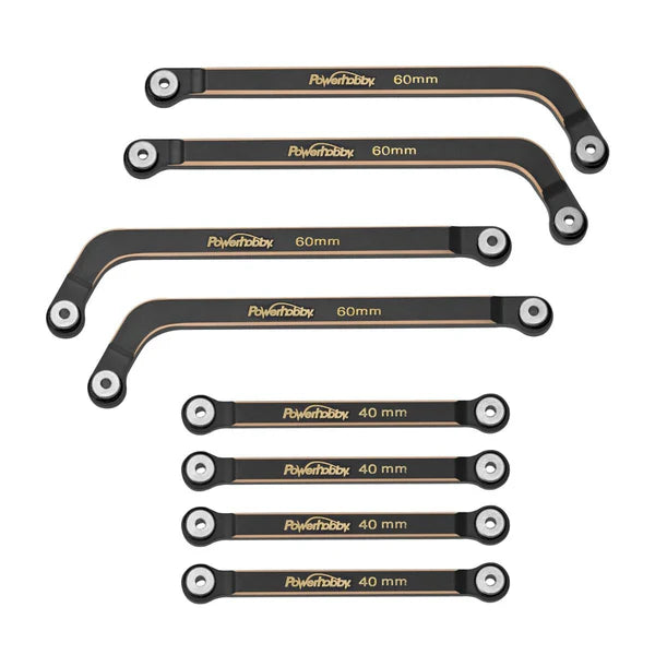 PowerHobby Brass High Clearance Links w/Shock Mount, AX-24 - PHB5771