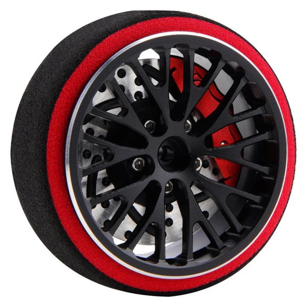 PowerHobby Metal Handwheel for Traxxas TQi Transmitters (Black) - PHB5528BLACK