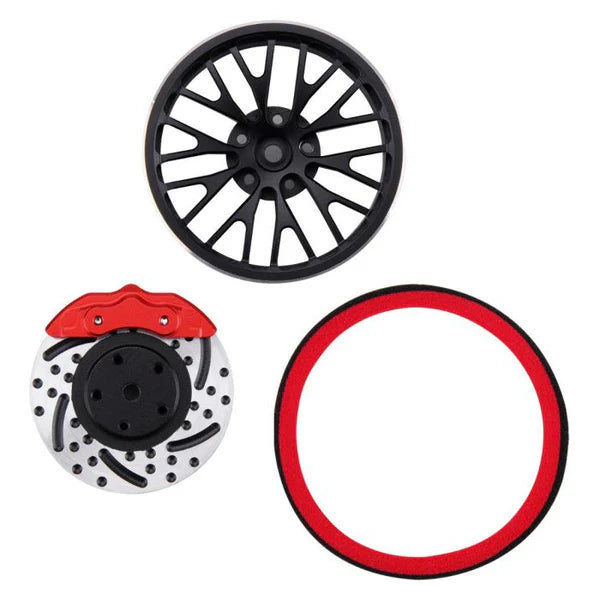 PowerHobby Metal Handwheel for Traxxas TQi Transmitters (Black) - PHB5528BLACK