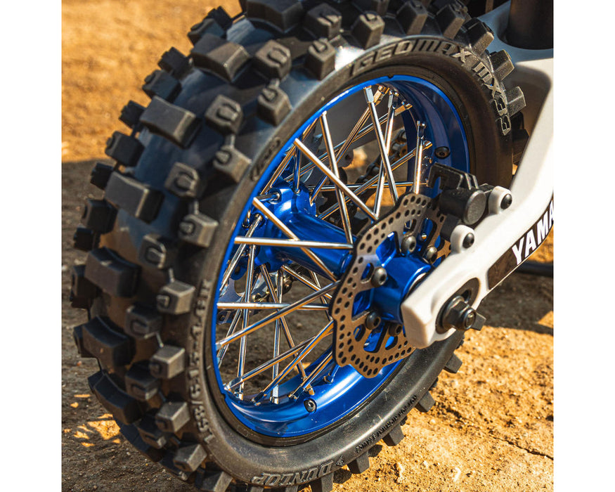 Pro-Line Pro-Spec Aluminum V2 Bead Rear Wheel, Assembled (Blue): Promoto-MX - PRO283700T1