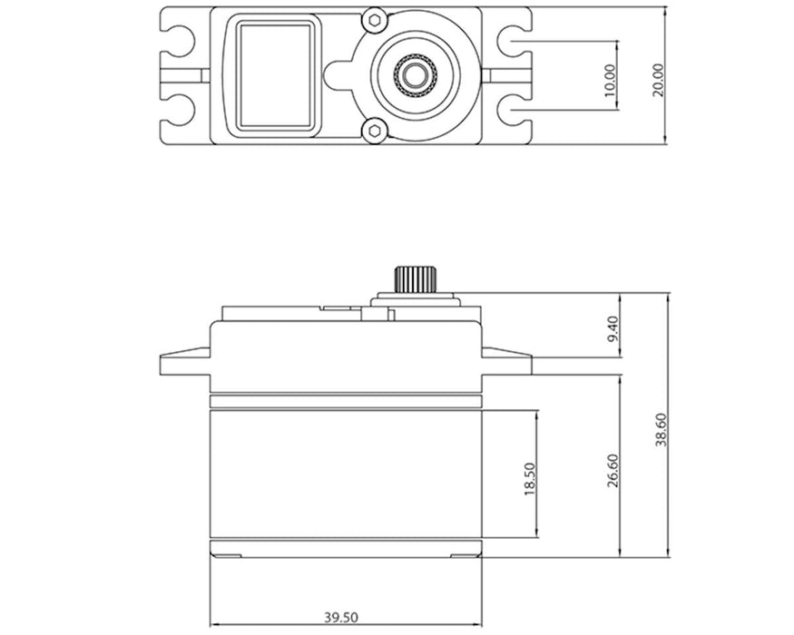 Protek R/C High Torque Metal Gear Servo - PTK-130T