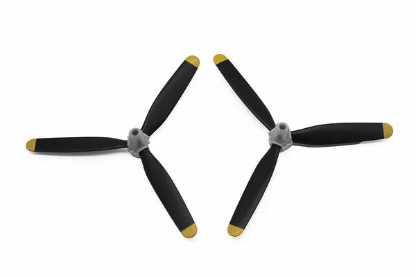 Rage RC 3-Blade Propeller & Spinner (2pcs); F4U BL - RGRA1636