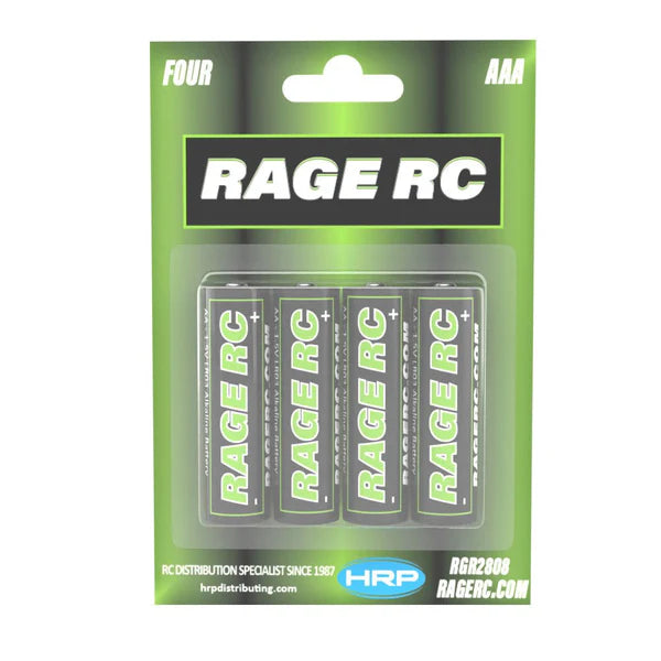 Rage RC AAA Alkaline Batteries (4 pack) - RGR2808