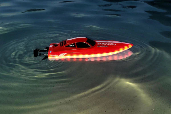 LightWave Electric Micro RTR Boat (Red) - RGRB1133