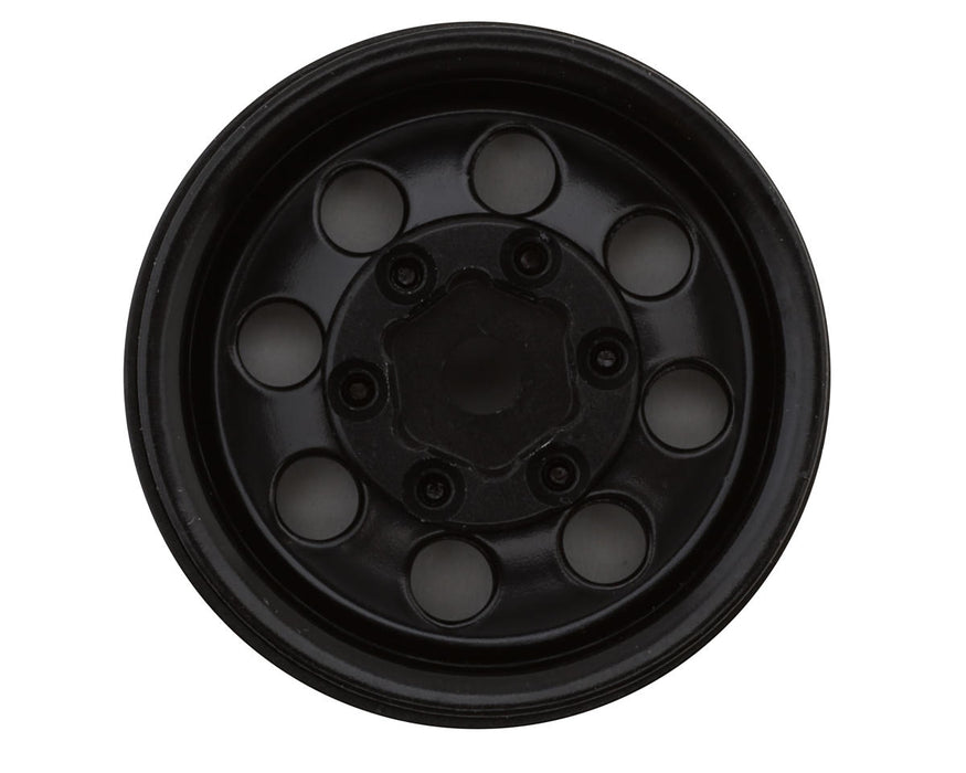 RC4WD Stamped Steel 1.0" Pro8 Beadlock Wheels (4) (Black) - Z-W0358