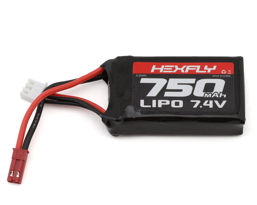REDCAT ASCENT-18 2 cell 7.4v 750mah Lipo Battery w/ JST connector (1pc) - RER31100