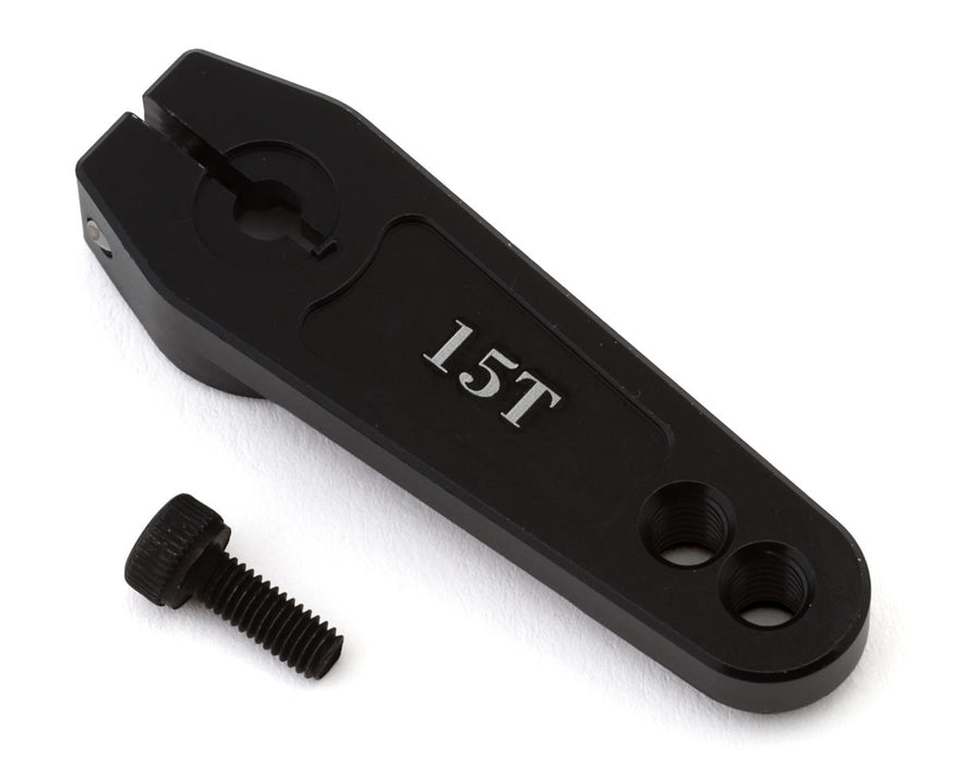 Redcat Clamping Aluminum Servo Horn (15T) (Black) - RER41372
