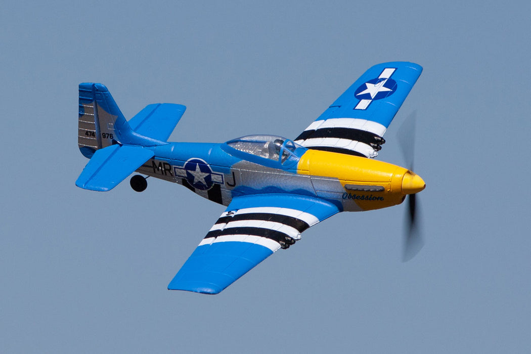 P-51D Obsession Micro RTF Airplane with PASS (Pilot Assist Stability Software) System - RGRA1300V2