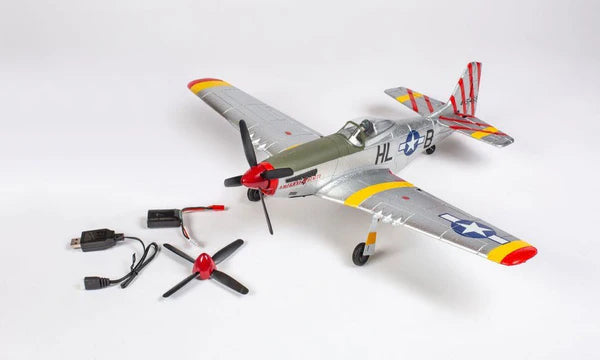 P-51D BL 500mm RFT (Ready-for-Transmitter) Warbird with PASS System - RGRA1601