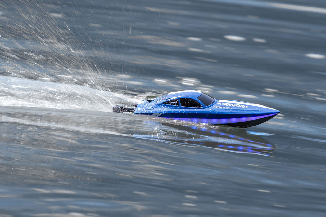 LightWave Electric Micro RTR Boat; Blue - RGRB1132