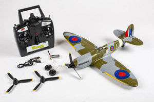 Rage Supermarine Spitfire Micro RTF Airplane w/ PASS - RGRA1303V2