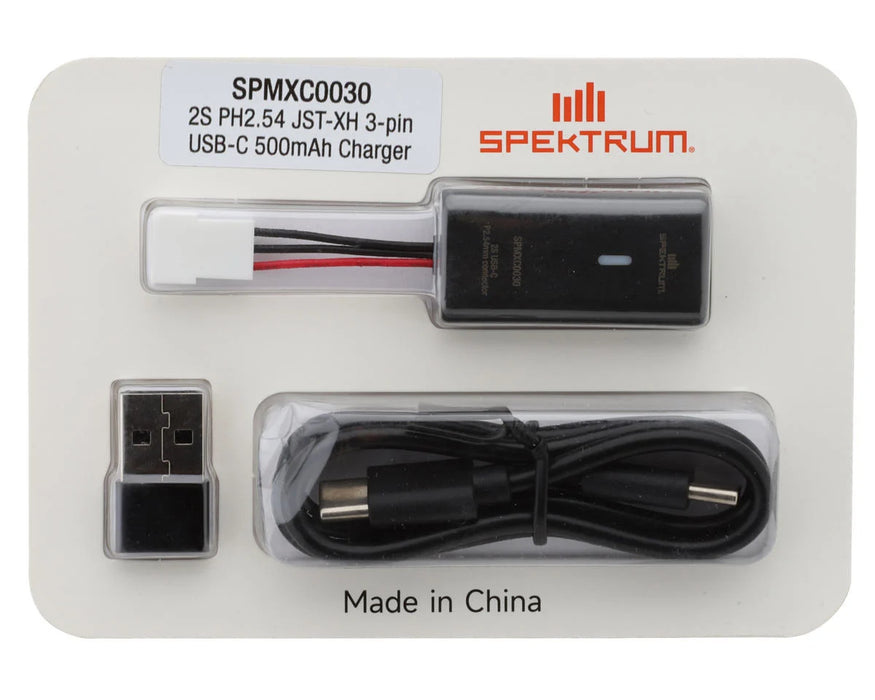 Spektrum 2S PH2.54 JST-XH 3-Pin USB-C Charger - SPMXC0030