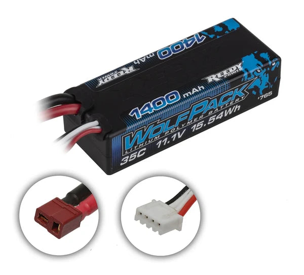 Team Associated Reedy WolfPack LiPo 1400mAh 35C 11.1V, T-plug - #765