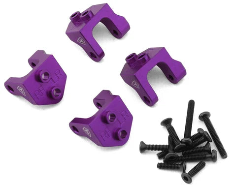 Treal Hobby Losi Mini LMT Aluminum Lower Shock & Links Mounts (Purple) (4) - TLHTLMT18-34