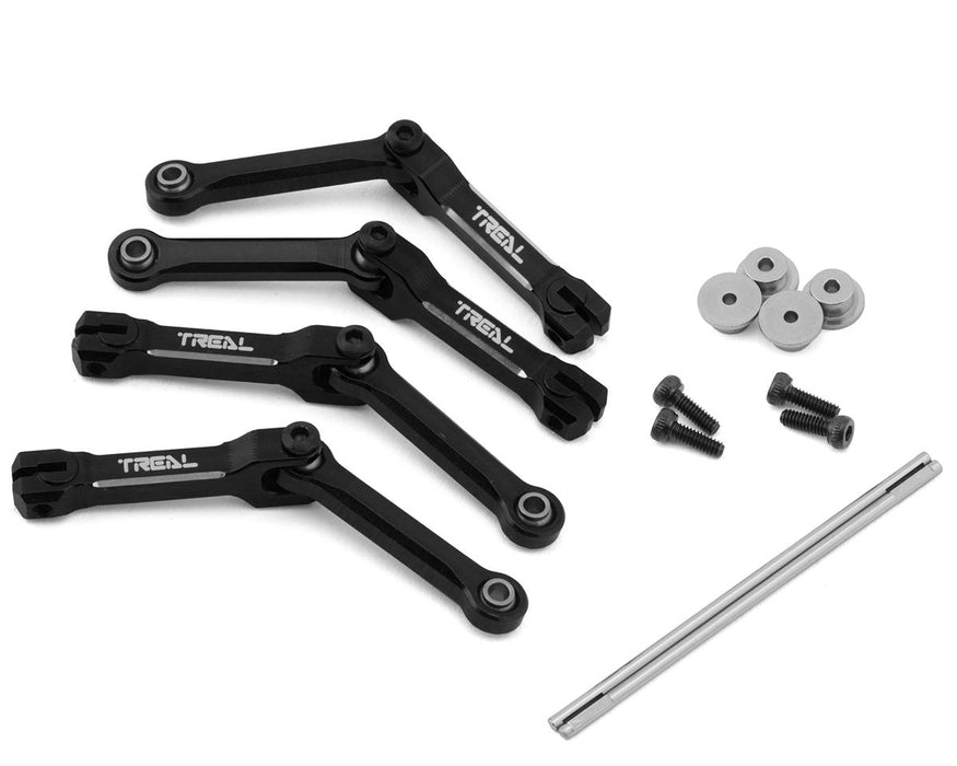 Treal Hobby Losi Mini LMT Aluminum Sway Bars & Torsional Set (Black) - TLHTLMT18-65