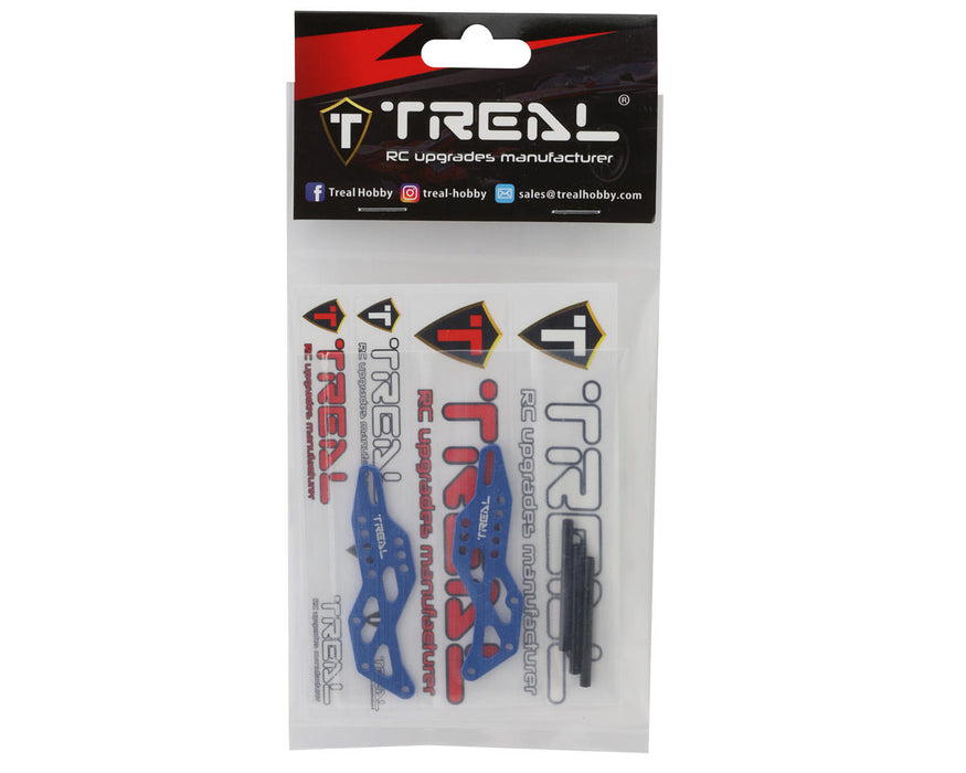 Treal Hobby Losi Mini LMT Aluminum Wheelie Bar Set (Blue) - TLHTLMT18-81
