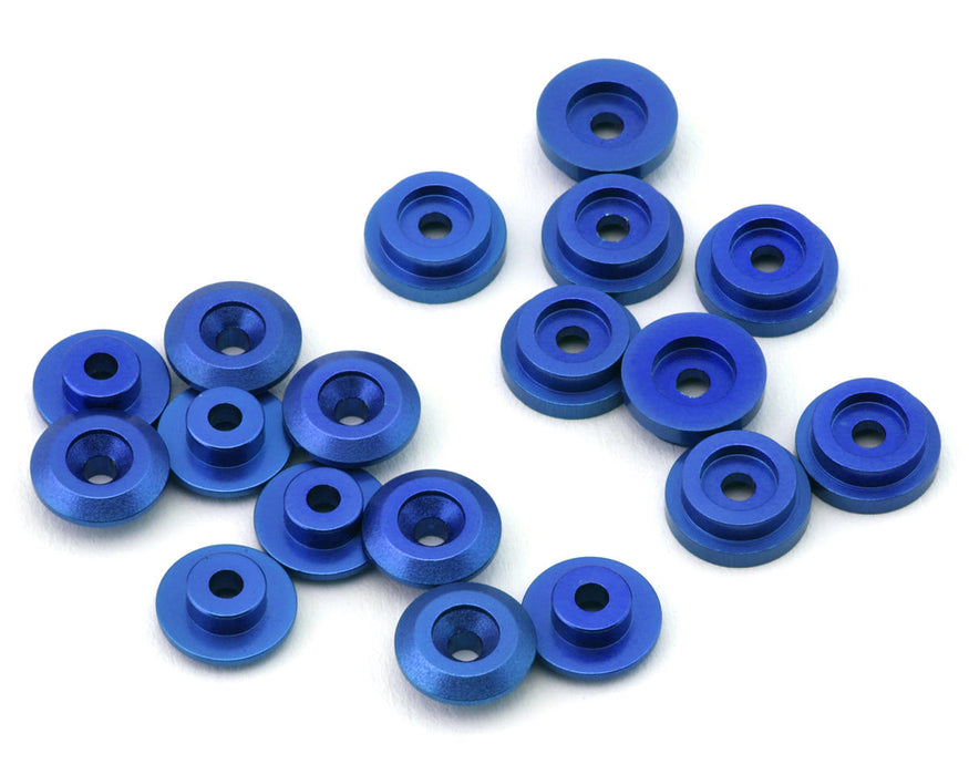 Treal Hobby Losi Mini LMT Aluminum Body Buttons Set (Blue) (10) - TLHTLMT18-86