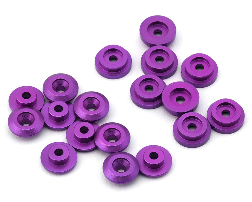 Treal Hobby Losi Mini LMT Aluminum Body Buttons Set (Purple) (10) - TLHTLMT18-88