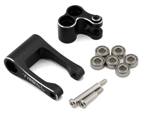Treal Hobby Promoto CNC Aluminum Suspension Linkage Set (Black) - TLHTPROMOTOMX-19