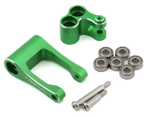 Treal Hobby Promoto CNC Aluminum Suspension Linkage Set (Green) - TLHTPROMOTOMX-21