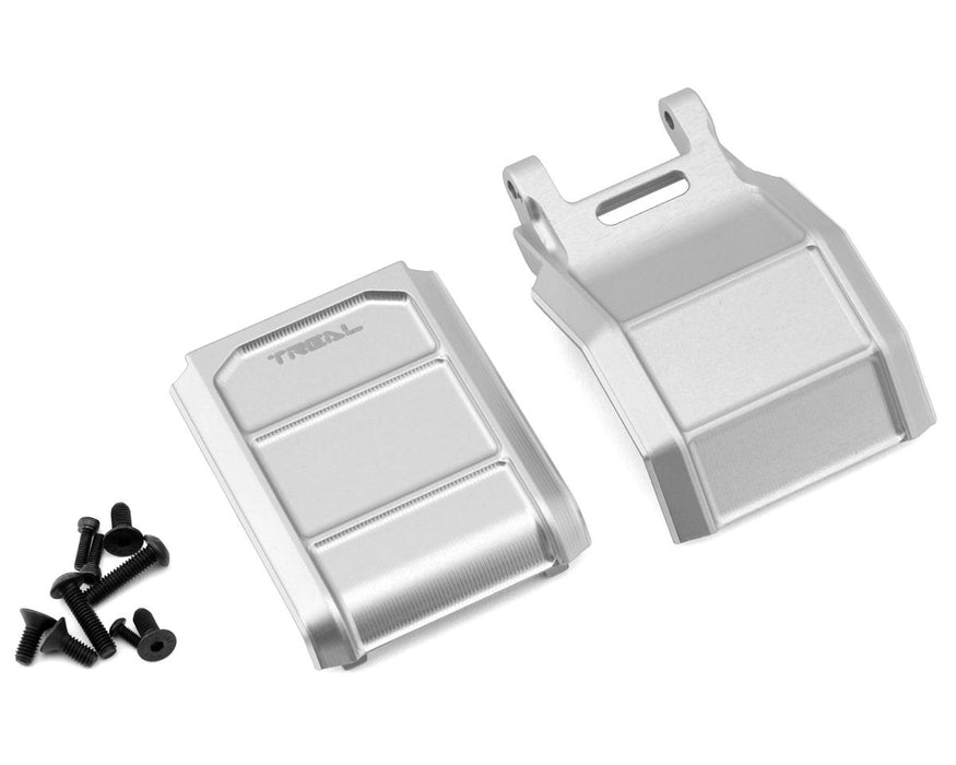 Treal Hobby Losi Promoto MX CNC Aluminum Skid Plate (Silver) - TLHTPROMOTOMX-61