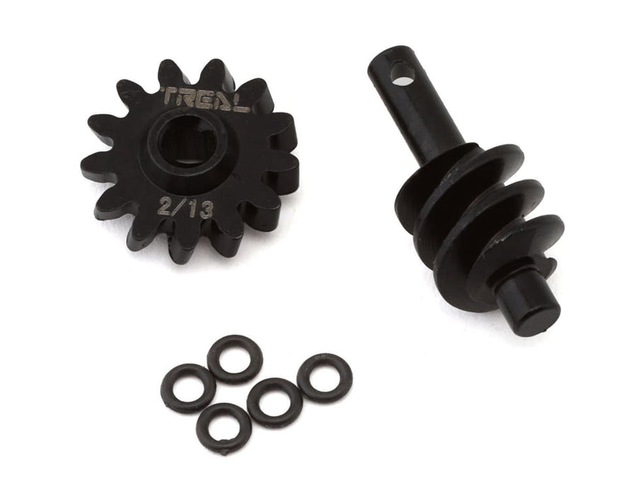 Treal Hobby Axial SCX24 Steel Overdrive Differential Gears (2T/13T) - TLHTSCX24-98