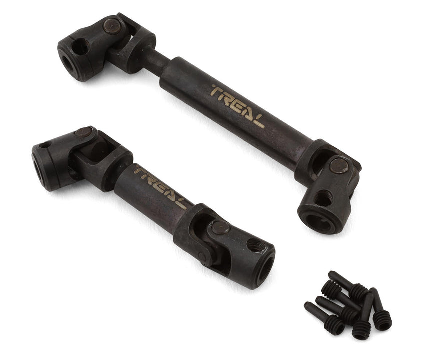TREAL Heavy Duty Steel Driveshaft Set, TRX4M - TLHTTRX-4M-37