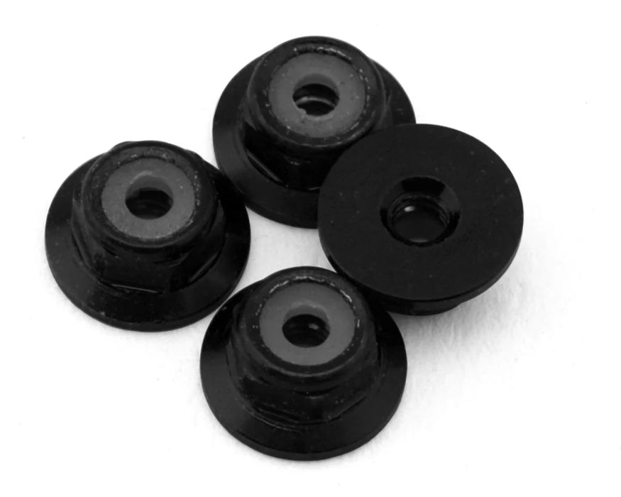 Upgrade RC Aluminum 2mm Wheel Nuts for Micro B/T (4pcs) (Black) - UPG-11025