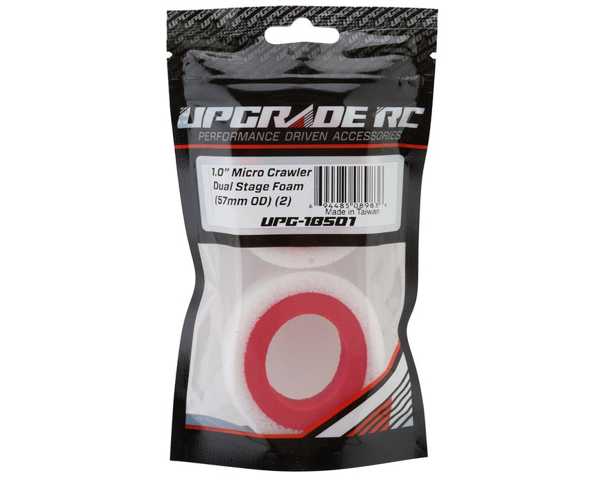 Upgrade RC 1.0" Micro Crawler Dual Stage Foam Inserts (pair) 57mm OD - UPG-18501