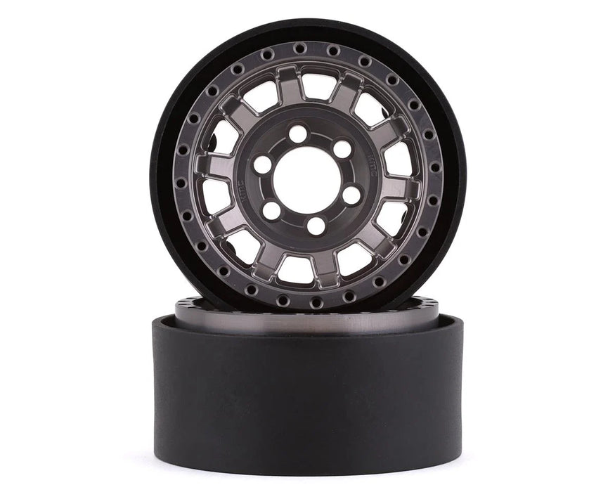 Vanquish KMC KM236 Tank 1.9" Beadlock Wheels (2) (Gray) - VPS07782