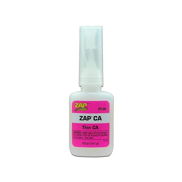 Zap Thin CA Glue, 1/2oz - PT-09
