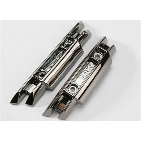 Traxxas Bumpers Front and Rear Black Chrome - 5335X