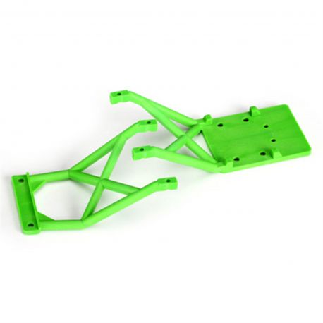 Traxxas Skid Plates Front/Rear Green - 3623A
